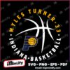 Myles Turner Indiana Pacers Basketball Player Ball SVG