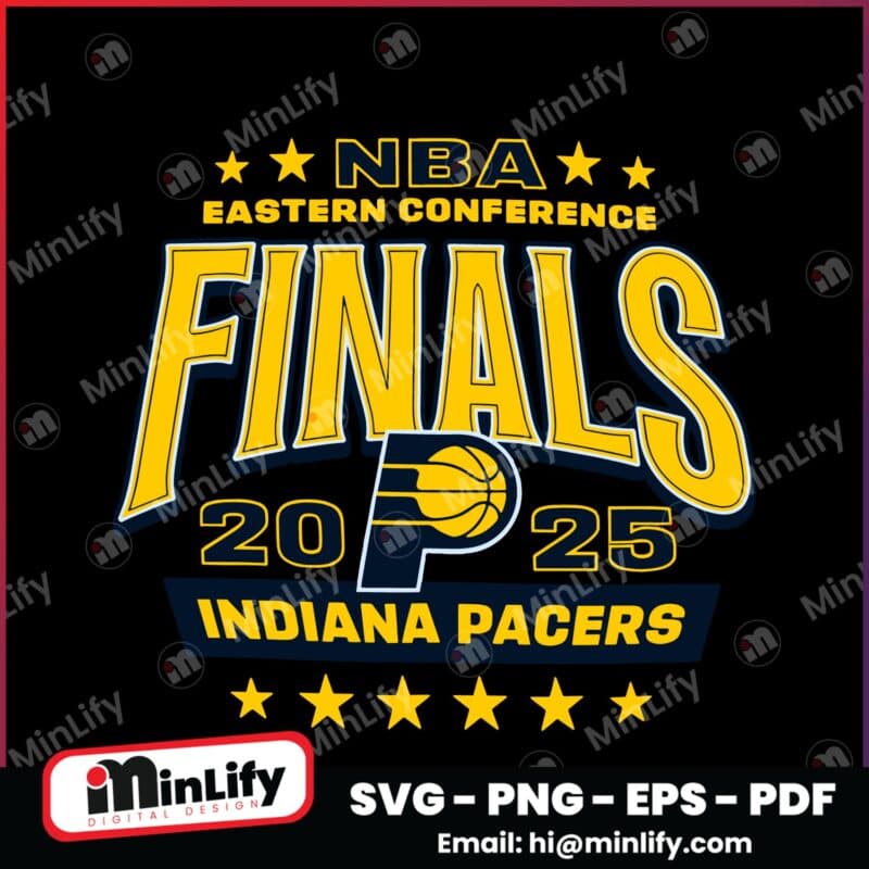 Nba Playoff Eastern Conference Finals Indiana Pacers 2025  SVG