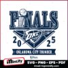 Oklahoma City Thunder 2025 Nba Finals Champions Logo SVG