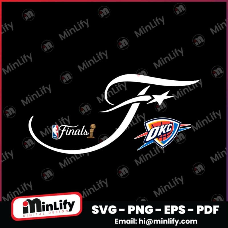 Oklahoma City Thunder 2025 Nba Finals SVG