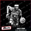 Shai Gilgeous Alexander 2025 Mvp Monochrome PNG