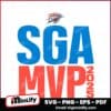 Shai Gilgeous Alexander 2025 Nba Mvp Okc Thunder Bold Text SVG