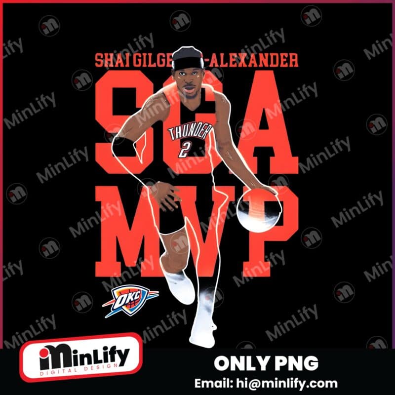 Shai Gilgeous Alexander 2025 Nba Mvp Thunder PNG
