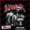 Shai Gilgeous Alexander Oklahoma City Thunder Black White Graffiti Vintage PNG