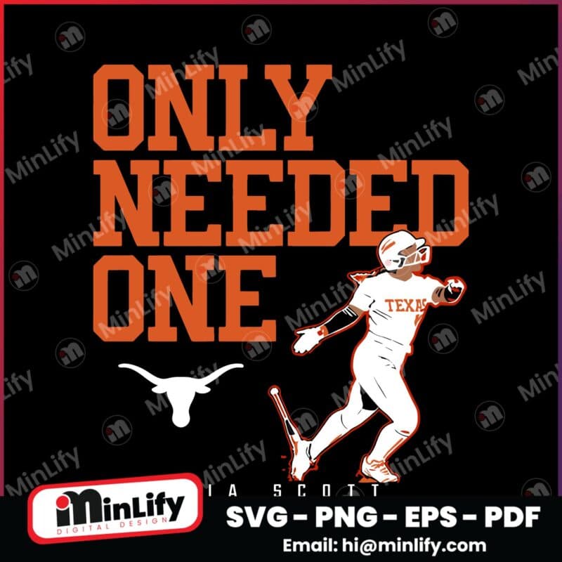 Texas Softball Mia Scott Only Needed One SVG