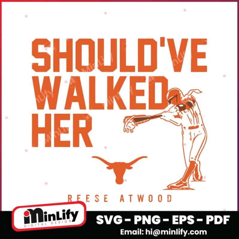 Texas Softball Reese Atwood Shouldve Walked Her SVG