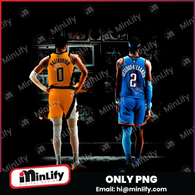 Tyrese Haliburton Shai Gilgeous Alexander Nba Legends Tribute Showdown PNG